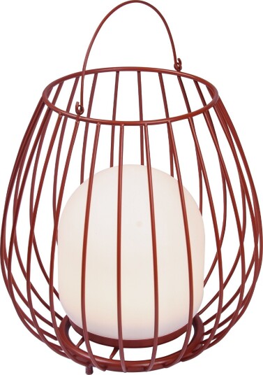 Nordlux Jim To-Go To go oppladbar bordlampe utendørs IP54 - Rød Nordlux Jim To-Go To go oppladbar bordlampe utendørs IP54 - Rød