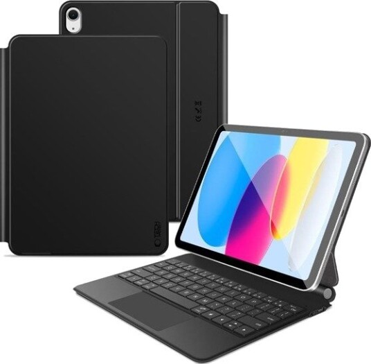 Tech-Protect Smartcase Magnetic Keyboard Case for iPad 10.9" 2022 / iPad 11" 2025 - Black (US International)