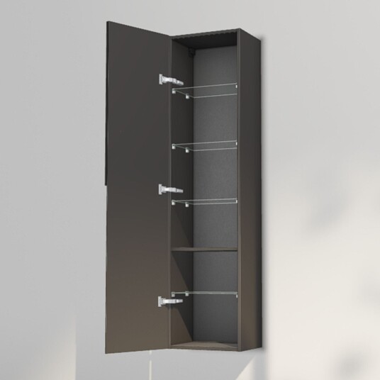INR Iconic Nordic Rooms Grip 40/30 Høyskap Carbon Grey / 40cm Venstre Hengslet