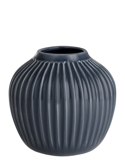 Kähler Hammershøi Vase Grey Kähler ANTHRACITE GREY H13CM