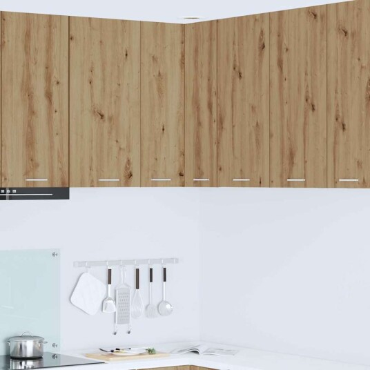  Hengende skap Riga Artisan eik og hvit 57 x 57 x 80 cm