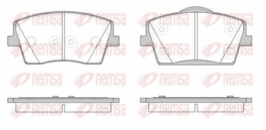 Bremseklosser REMSA 1823.00