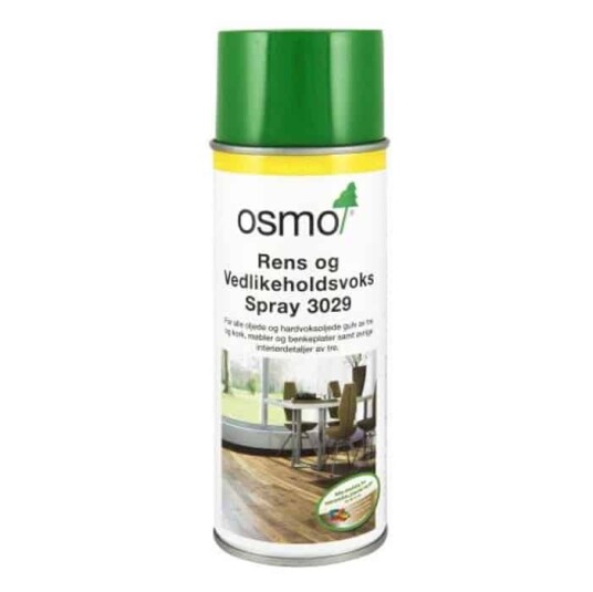 Osmo Rens Og Vedlikeholdsvoks 3029 Klar Spray 400 ml