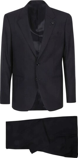 Lardini Herre Dress Blå S,
