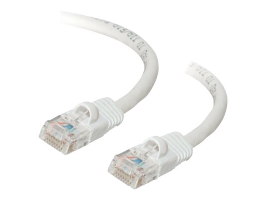 C2g Cat5e Booted Unshielded Utp Network Patch Cable Koblingskabel Rj-45 Hann Til Rj-45 Hann 50 Cm Utp Cat 5E Formstøpt Uten Hindringer Flertrådet Hvit