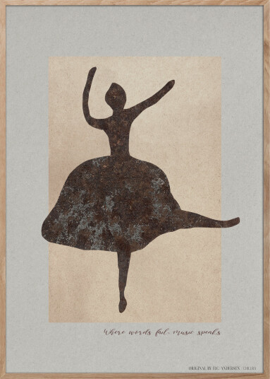 ChiCura H.c. Andersen - Dancer - Beige - 29.7X42CM