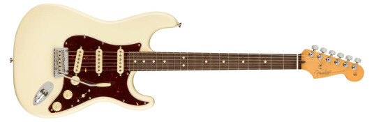 Fender Am Pro Ii Stratocaster Olympic Hvit, Rosewood Fingerboard