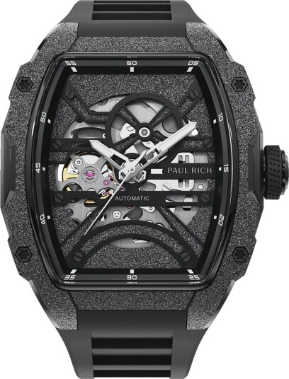 Paul Rich Astro Skeleton Black PR20095 - Herre - 43 mm - Analog - Automatisk - Mineralglas