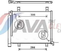 Kondensator, klimaanlegg AVA COOLING SYSTEMS VNA5327D