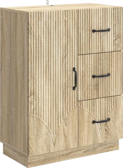 Serviesskap Sonoma eik 66 x 34,5 x 87 cm Konstruert tre