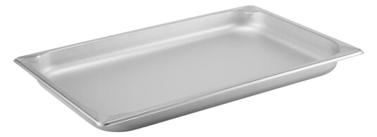 PULSIVA Kantine Profi GN 1/1; Størrelse GN 1/1, 3.9l, 53x32.7x4 cm (LxBxD); Stålgrå