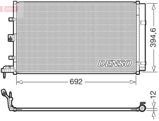 DENSO DCN10063 Kondensator, klimaanlegg DENSO DCN10063 Kondensator, klimaanlegg