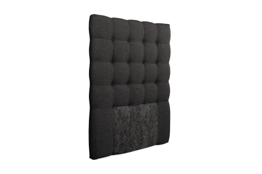 Sengegavl Boxford med Knapper 105 cMørkgrå