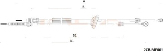 Kabel, girmekanisme COFLE 92.2CB.ME001