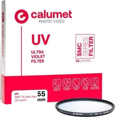 Calumet Filtr Uv Smc Tg 55 Mm Ultra Slim 28 Lag