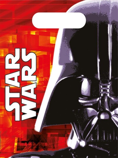 Star wars godteposer 6 stk goodie bags festposer darth vader