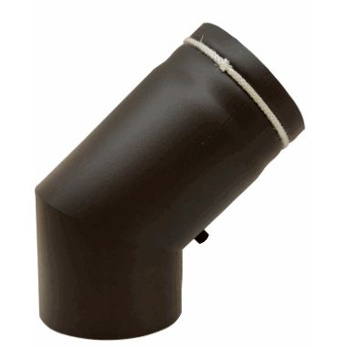 Ø175mm Peisrør 45 grader m/luke Ø175mm Peisrør 45 grader m/luke