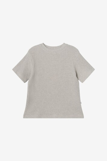Grunt T skjorte grAlf Waffle SS Tee Grå