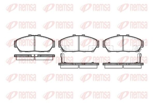 Bremseklosser REMSA 0464.02 Bremseklosser REMSA 0464.02