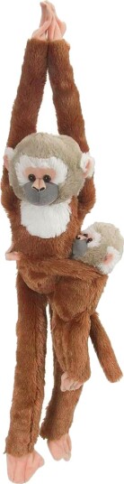 Wild Republic Kosedyr Henger Ape 18x55 Ekorn Ape