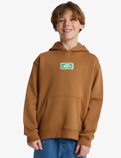 Quiksilver Graphic Hero Hoodie Youth   Brown   176