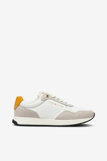 Tommy Hilfiger Joggesko Mix Material Runner Natur