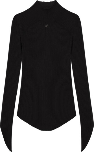 Courrèges Dame Strikkevarer Svart M, Courrèges Dame Strikkevarer Svart M,
