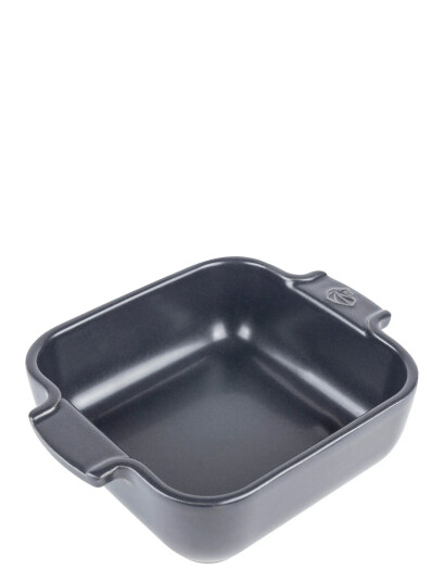 Peugeot Appolia Firkantet Mat Sort 18 Cm   Grey   18 CM