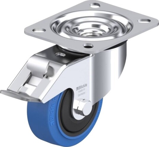 Blickle 850088 Le-Poev 80Kf-Fi-Sb Styrehjul Med Bremse Hjuldiameter: 80 Mm Bæreevne (Maks.): 140 Kg 1 Stk