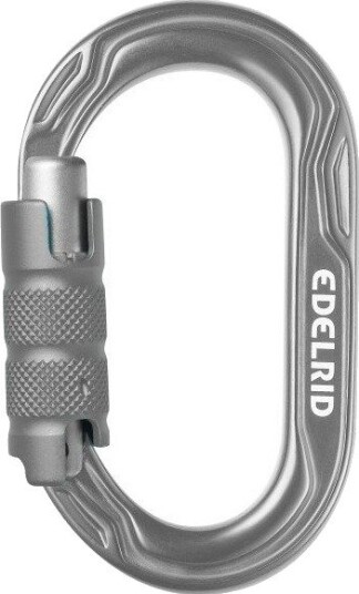 Låsekarabin Edelrid Kiwi Triple sølv