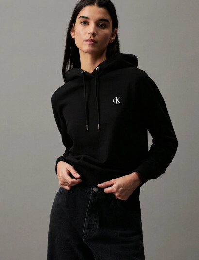 Calvin Klein Jeans Ck Embroidery Hoodie - Black - XL