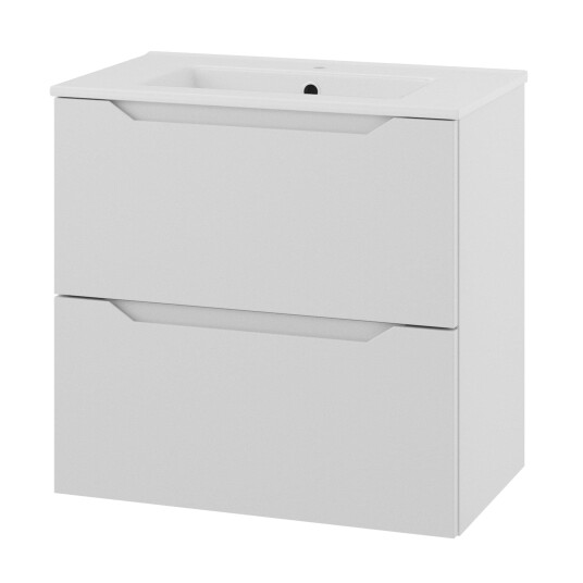 Linn Bad Emma Smal D35cm Servantskap Hvit Matt / 60cm