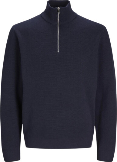 Jack & Jones Genser jprBlamilano Stitch Knit Half Zip S Blå Jack & Jones Genser jprBlamilano Stitch Knit Half Zip S Blå