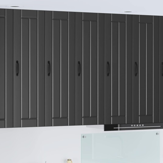  Kjøkkenskap Svart 30 x 31 x 100 cm Konstruert tre