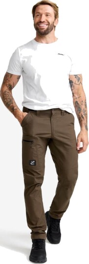 Revolutionrace Field Outdoor Pants Herre Grape Leaf M Turbukse & Fritidsbukse