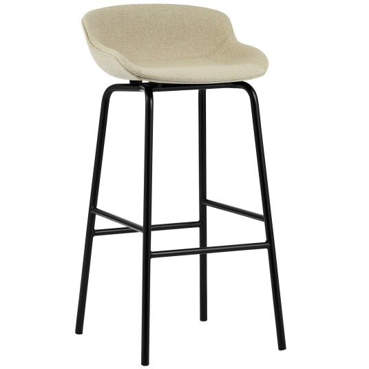 Normann Copenhagen Hyg Barstol 75 cm Sand / Svart Normann Copenhagen Hyg Barstol 75 cm Sand / Svart