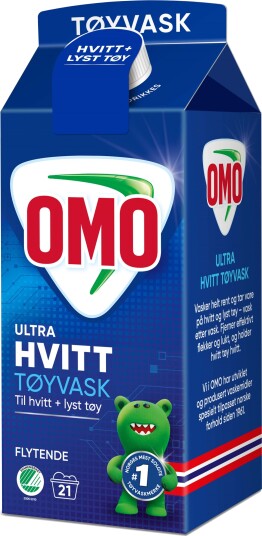 OMO Ultra Hvitt Tøyvask 750 ml OMO Ultra Hvitt Tøyvask 750 ml