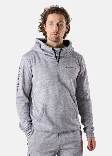 Swedemount Training Logo Hood Ii Lt. Grey Melange/Charcoal Mela 3xl Hoodies
