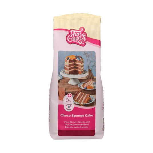 Funcakes Kakemiks Choco Sponge Cake 1kg Funcakes Kakemiks Choco Sponge Cake 1kg