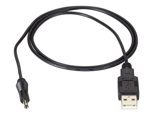 BLACK BOX USB Power Cable - strømkabel - USB til 1,35 mm DC-jakk - 80 cm