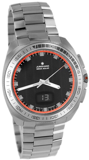 Junghans 1972 Mega Solar Herreklokke 56/4211.44 Stål Ø43.3 mm