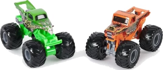 Monster Jam 2 pk Metallbil 1:64