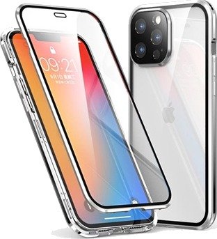 Luphie iPhone 13 Pro Max Magnetic Deksel - Sølv