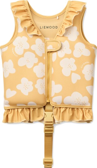 Liewood Dove Svømmevest, Flower/Lemon Yellow, 19-30 Kg