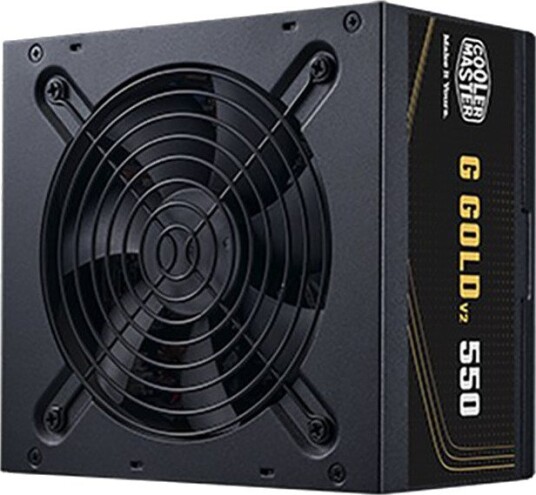 Cooler Master G Gold 550 V2 PSU 550W 24-pin ATX ATX Svart Cooler Master G Gold 550 V2 PSU 550W 24-pin ATX ATX Svart