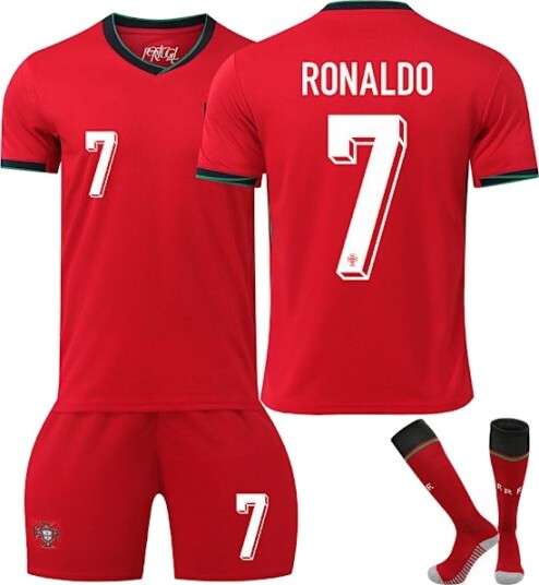 UEFA Euro 2024 Portugal Fotballdrakter Barnefotballsett