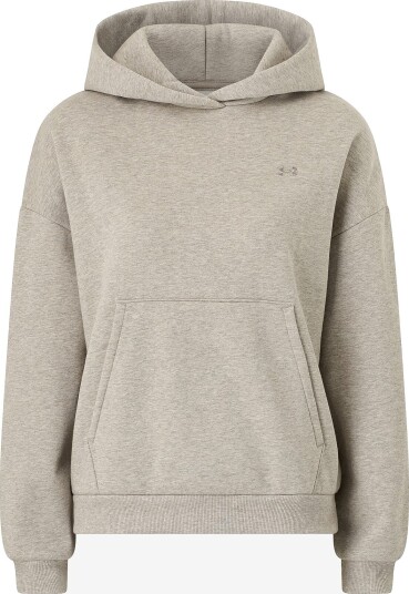 Under Armour Hettegenser Icon Fleece Hoodie Beige Under Armour Hettegenser Icon Fleece Hoodie Beige