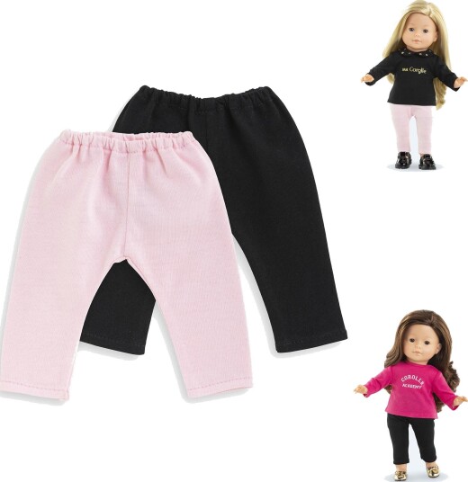 Corolle Ma Leggings-sett til dukke Passer 36 cm dukker fra 3 år 2 pk
