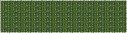 vidaXL Balkong skjerm med blader Grønn 600 x 150 cm