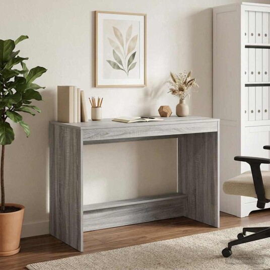 vidaXL Seng Schreirbord Grå Sonoma Konstruert tre 100 x 45 x 75 cm